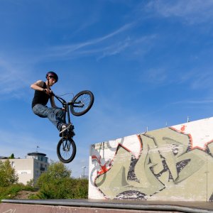 BMX in der Pipe...... Wolfgang Rauchfleisch