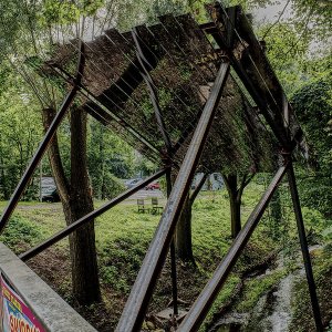 Schölzbach Brücke mit Spiegel...... Werner Schuffenhauer