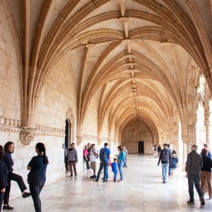 Kreuzgang Hieronymus-Kloster Lissabon...... Horst Tripp