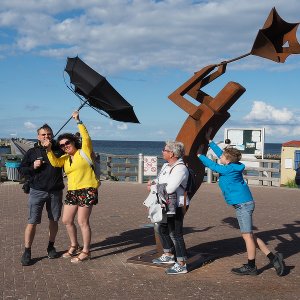 Windiger Tag am Schönberger Strand......Werner Schuffenhauer