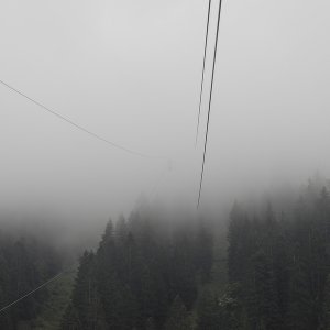 Bergfahrt im Nebel......Werner Schuffenhauer